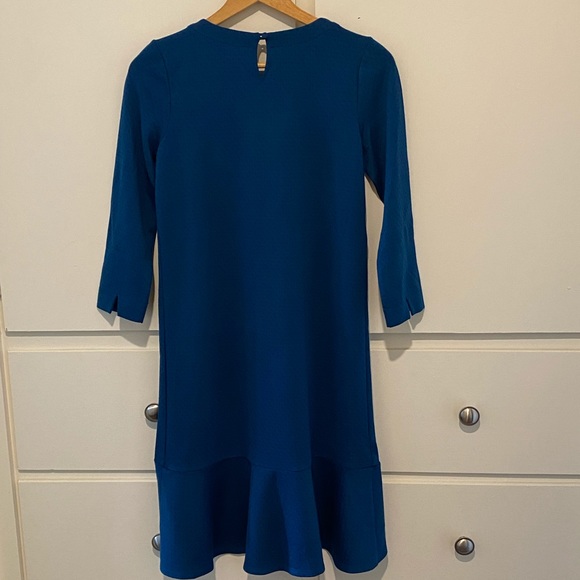 J Jill, Ponte Dress 3/4 Sleeve ,Oxfblu,XS - Picture 4 of 9